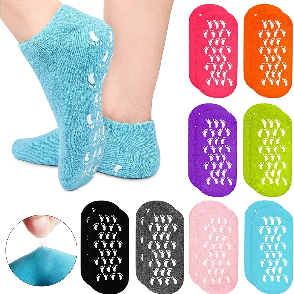 1Pair Spa Gel Gloves or Sock Hand Mask Foot Mask Foot Cracked Skin Care Moisturizing Treatment Exfoliating Remove