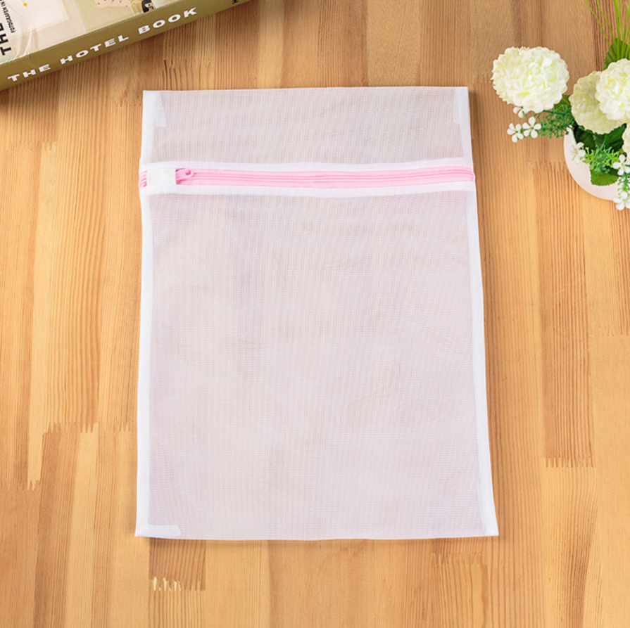 Durable Zipper Travel Storage Bag Lingerie Wash Bag Mesh Fabric Bra Laundry Bag For Washing Machine