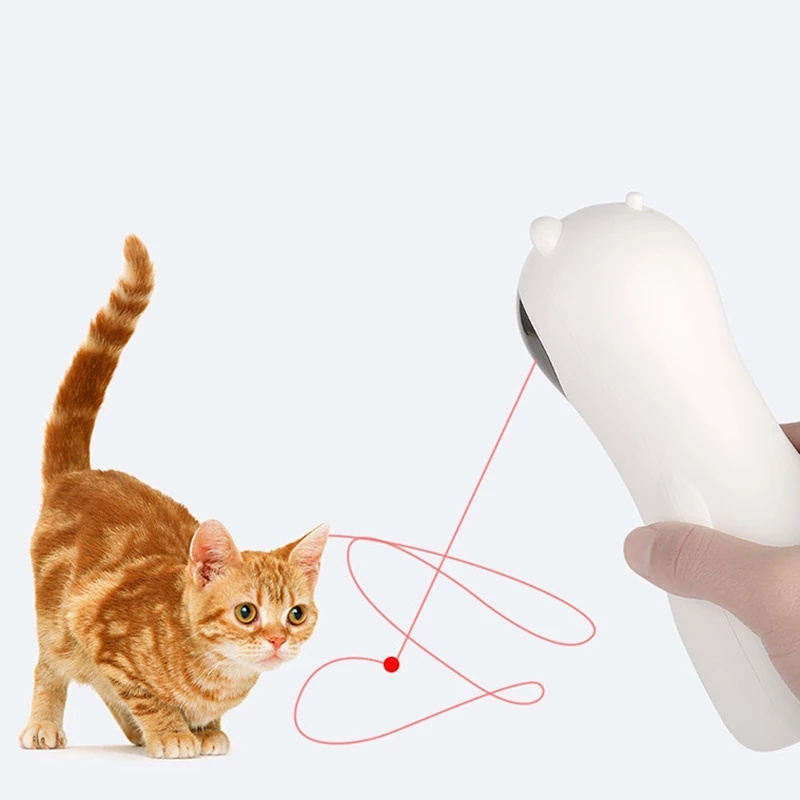 Automatic Cat Toys Interactive Smart Teasing Pet LED Laser Funny Handheld Mode Electronic Pet For All Cats