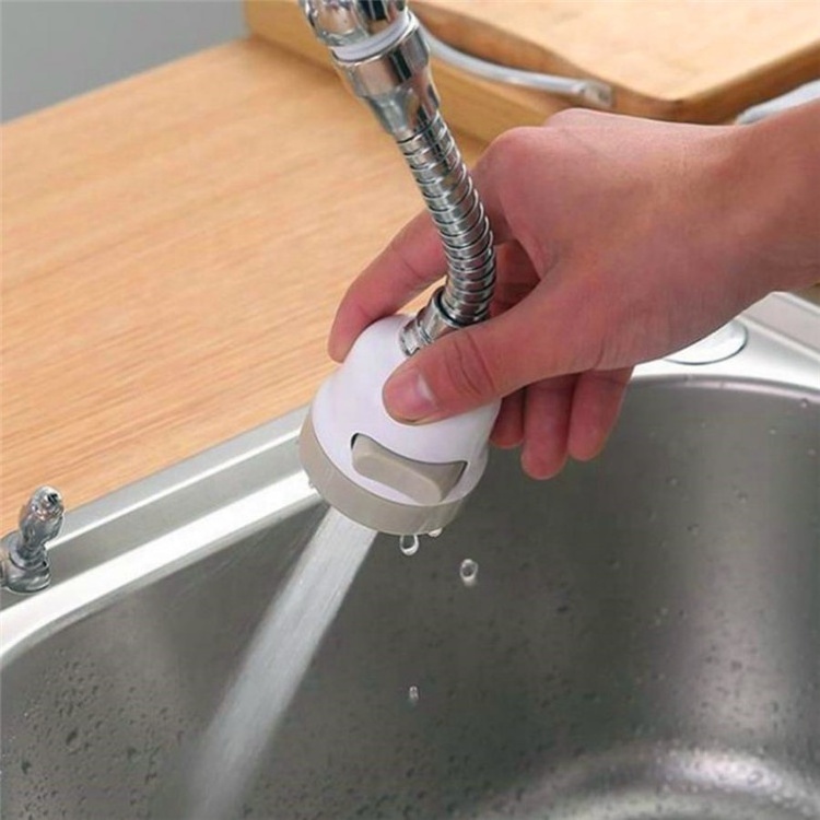 360 degrees Kitchen Tap Head 3 Modes Adjustable Water Saving Faucet Extender Sprayer Sink Spray Aerator