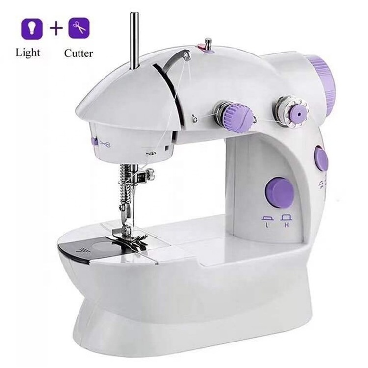 Home Use Portable Household Electric Mini Sewing Machine Speed Adjustment Children Child DIY Toy Sewing Machine