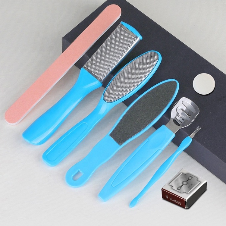 Pedicure Rasp Foot File Cracked Skin Corns Callus Remover Set Foot Care Scrub Heel Brush Beauty Foot Dead Skin