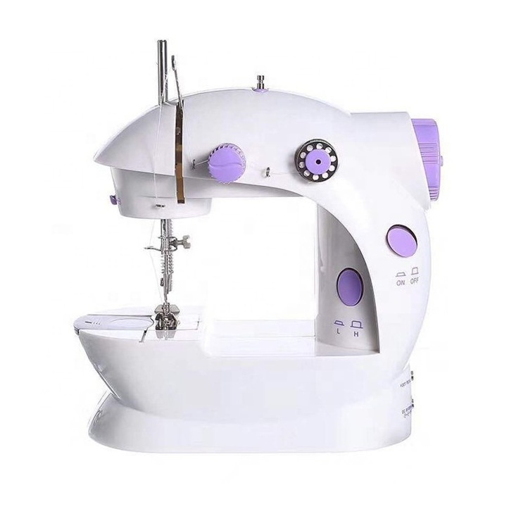 Home Use Portable Household Electric Mini Sewing Machine Speed Adjustment Children Child DIY Toy Sewing Machine