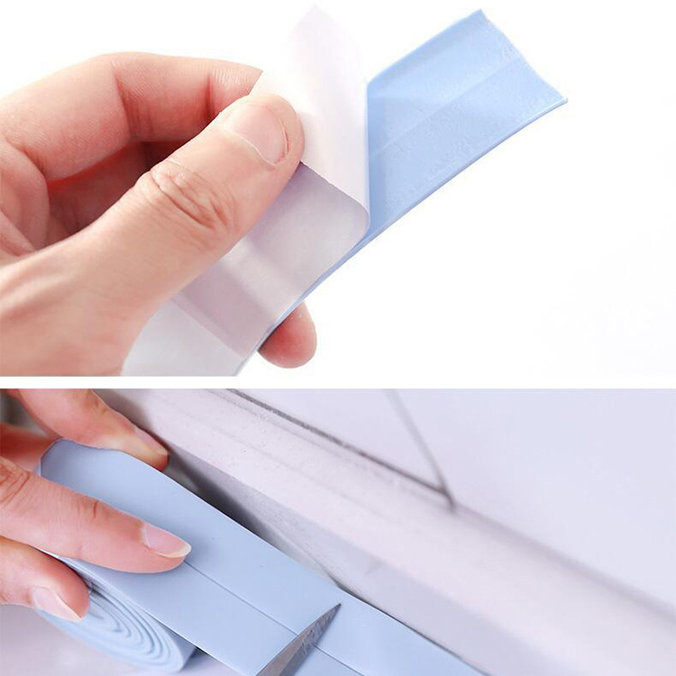 PVC Single Sided Waterproof Traceless Mould Proof Kitchen Sinks Sealing Tape Self Adhesive Caulking Sealing