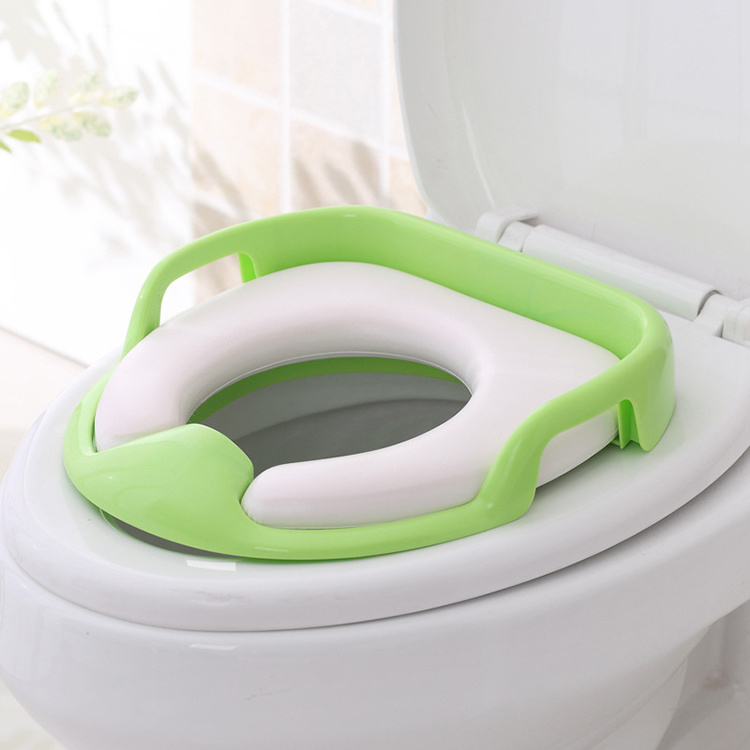 PU Potty Training Seat  Baby Pee Toilet Guide Comfortable Universal for 1 - 6 Year old Boys and Girls