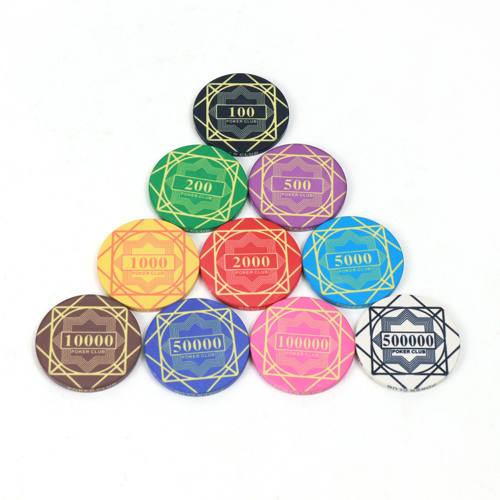 39mm Poker Chips Set 10g Chip With Euro Value From Professional Poker Chips Wholesale Ceramic Casino Poker Factory