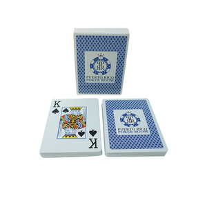 Wholesale Custom Waterproof Plastic Playing Poker Cards Casino High-end Wear Resistant Eco-friendly PVC Playing Cards