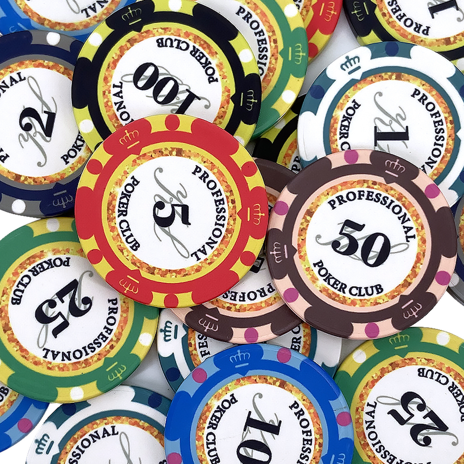 Custom 10g EPT poker Chips  39mm ceramic casino chips Wholesale poker Club Game Tokens