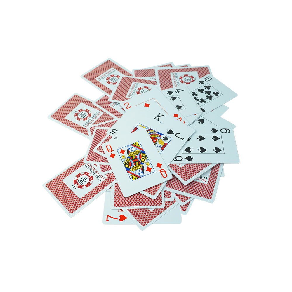 Wholesale Custom Waterproof Plastic Playing Poker Cards Casino High-end Wear Resistant Eco-friendly PVC Playing Cards