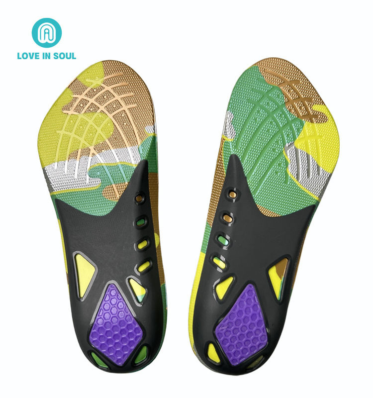 Insoles Manufacturer 3/4 Length Orthotics Insoles Foot Care Massage Shoe Insoles for Men and Women