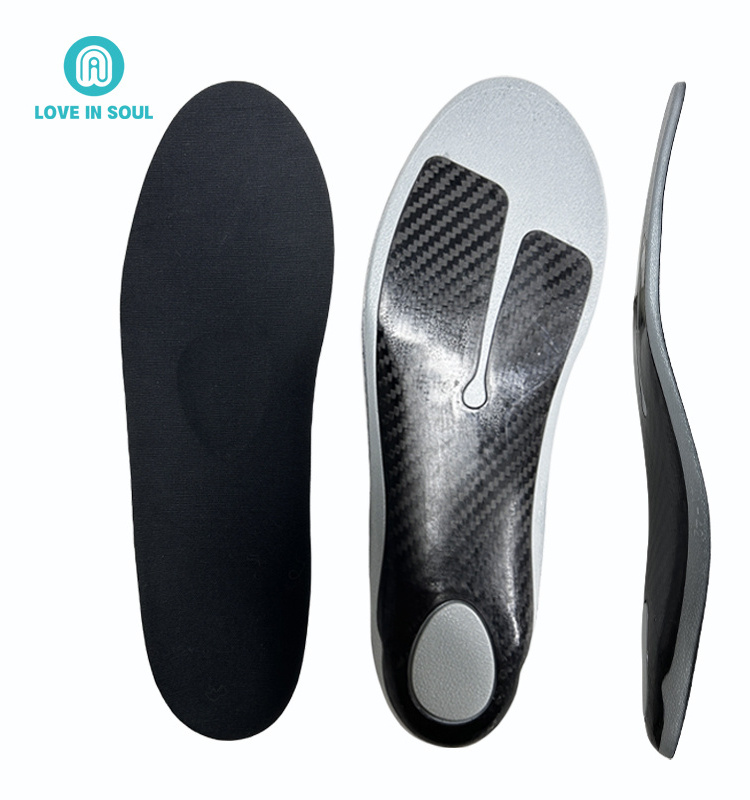 Performance Insoles  Shock Absorb Carbon Fiber Sports Shoe Insoles for Running Basketball Athletics Arch Support Shoe Inserts