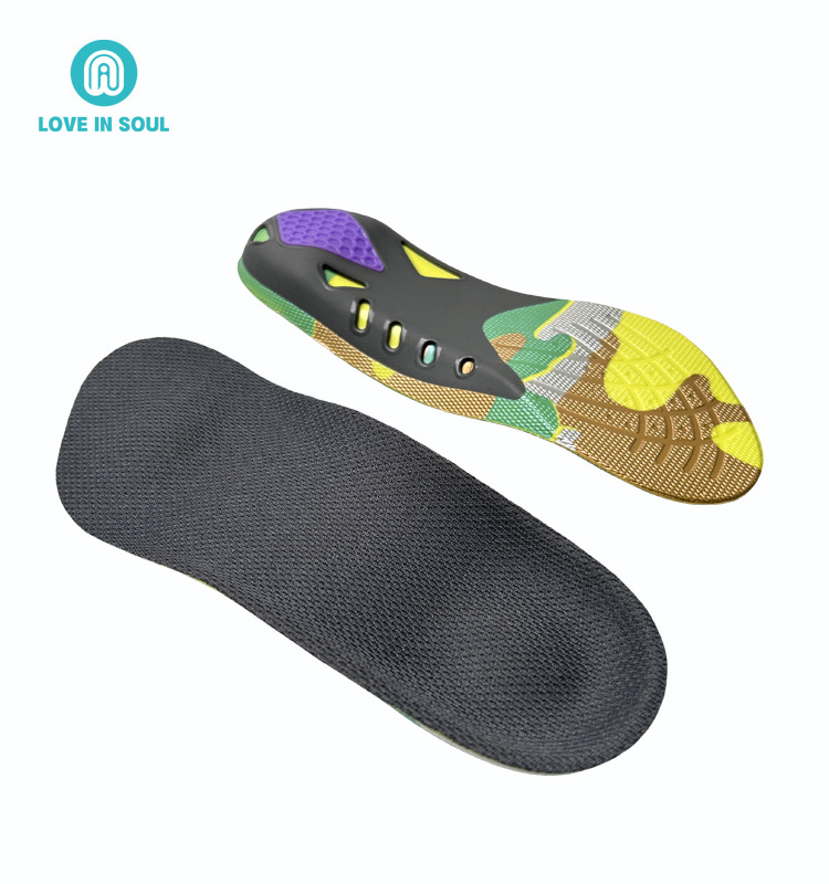 Insoles Manufacturer 3/4 Length Orthotics Insoles Foot Care Massage Shoe Insoles for Men and Women