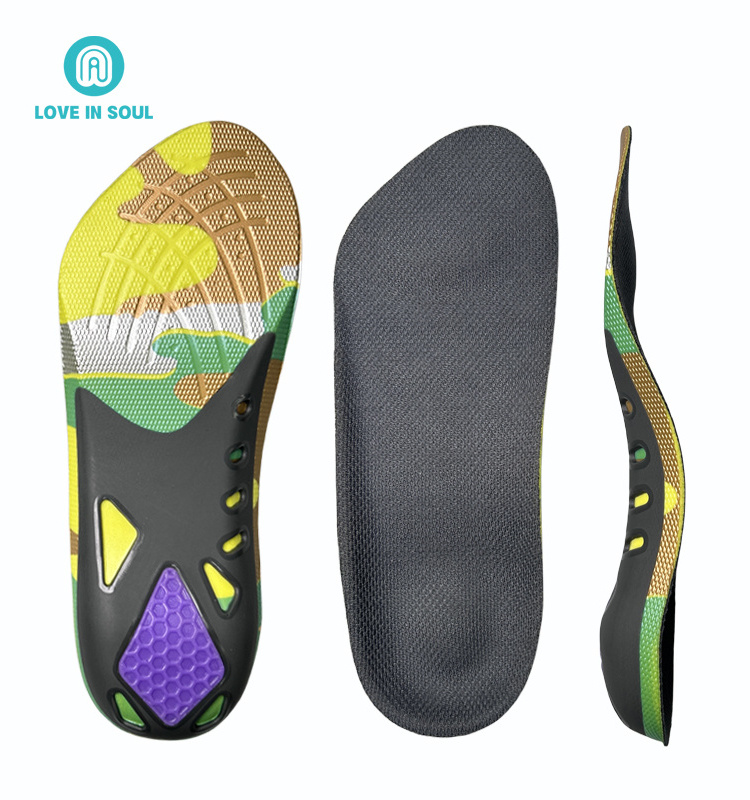 Insoles Manufacturer 3/4 Length Orthotics Insoles Foot Care Massage Shoe Insoles for Men and Women