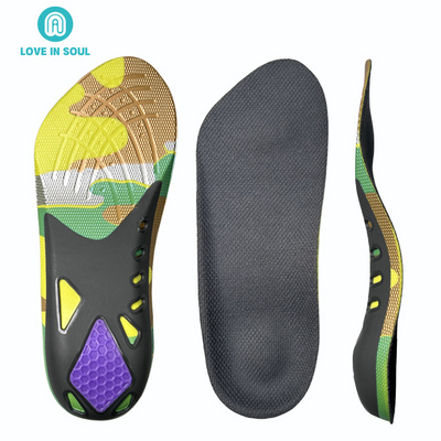 Insoles Manufacturer 3/4 Length Orthotics Insoles Foot Care Massage Shoe Insoles for Men and Women