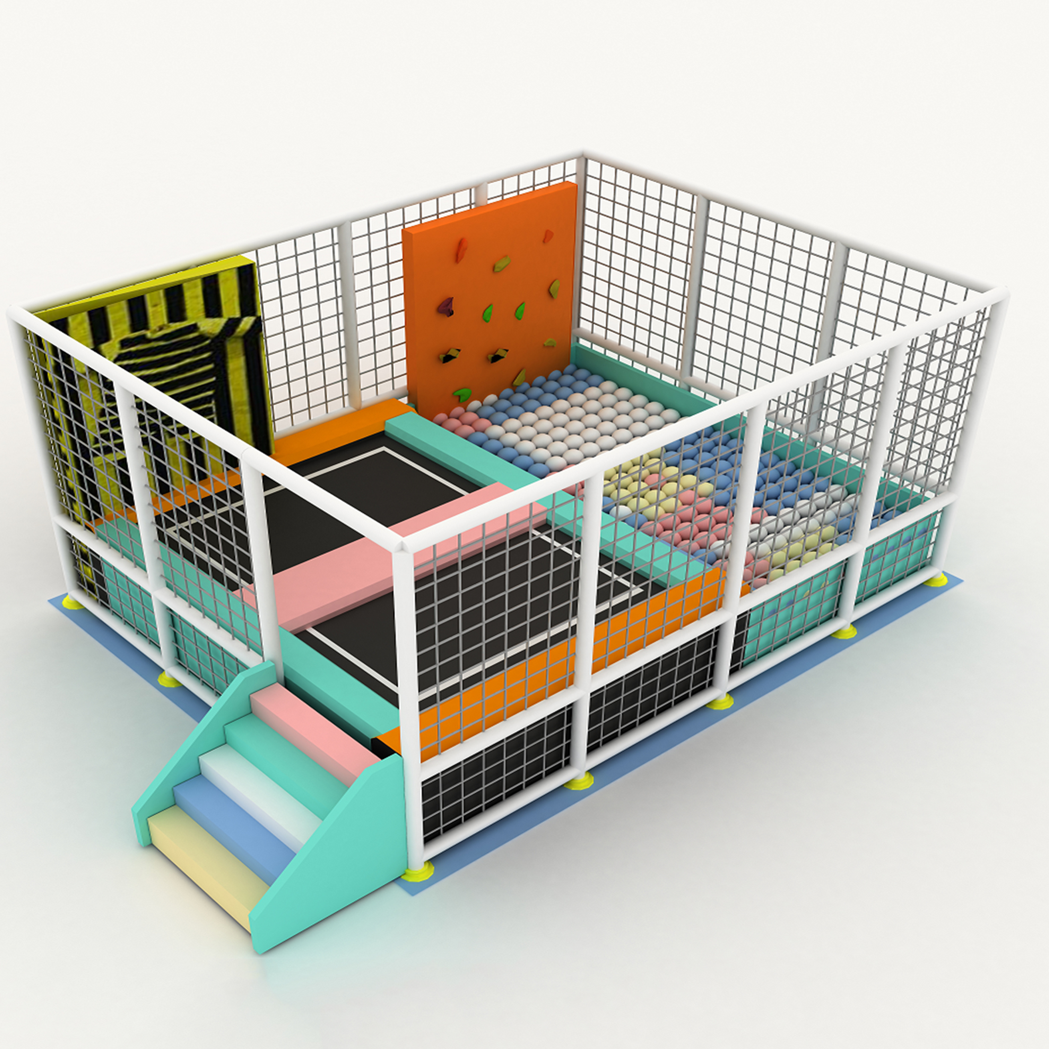 indoor playground equipment trampoline park big equipment