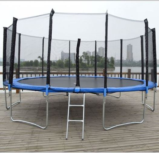 16ft good quality adults jumping trampoline with safety net for outdoor and indoor trampoline