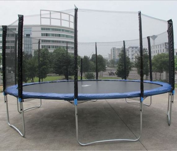 16ft good quality adults jumping trampoline with safety net for outdoor and indoor trampoline