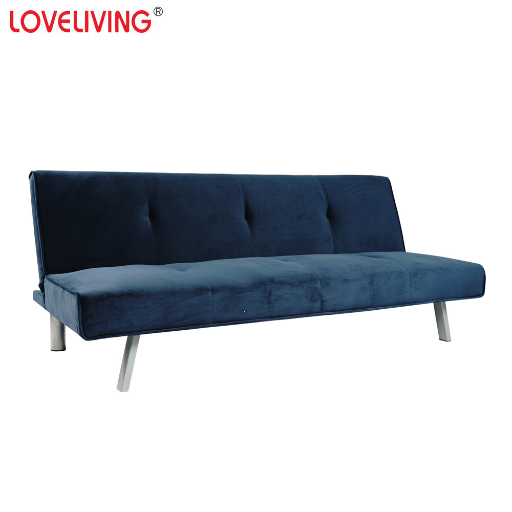 Living Room Modern Sofas Folding Sofa Bed Italian Cama with Metal Legs Living Room Furniture,three Seat Wooden