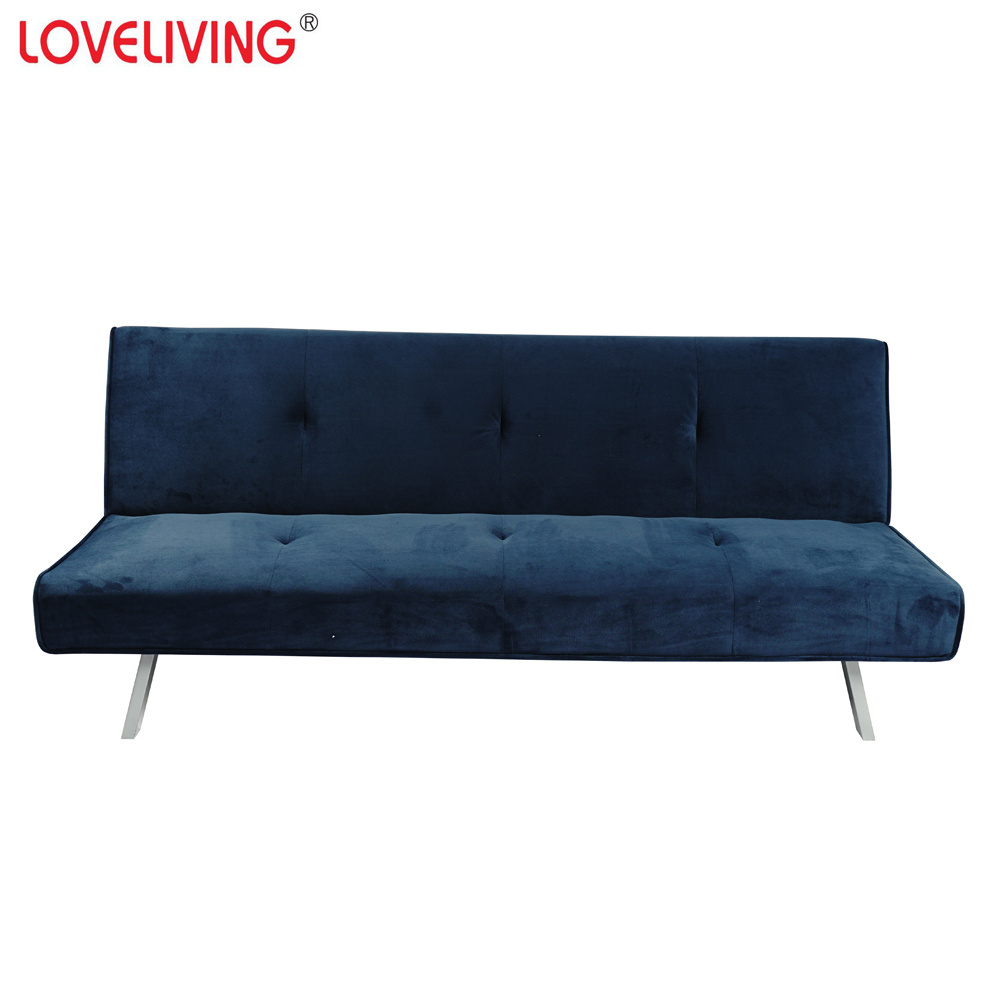 Living Room Modern Sofas Folding Sofa Bed Italian Cama with Metal Legs Living Room Furniture,three Seat Wooden