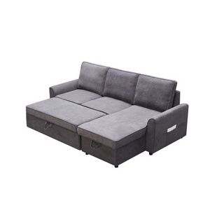 Bed sofa modern sectional pulled out l shape sofa bed romantic sofa bed