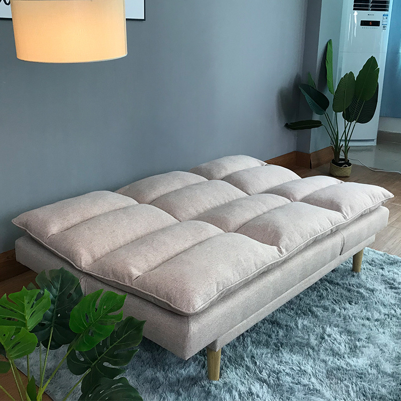 2020 Modern New Design Fabric Sofas Double Folding Living Room Furniture Sofa Bed From Furniture Factory