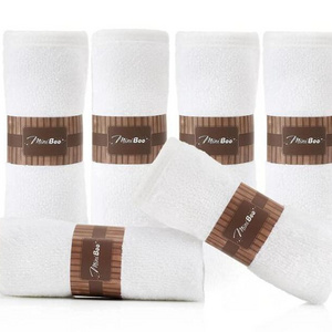 Wholesale Sample Organic cotton Washcloths Baby hand Face Towel bamboo wash cloth