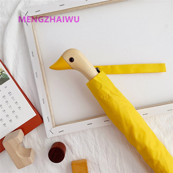 New innovative new design sandel daily use products Cute duck head beak high quality kids umbrella mens folding umbrella