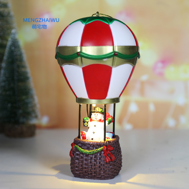 Home decoration modern best idea for gift items on christmas Micro landscape fireplace night light christmas ornaments