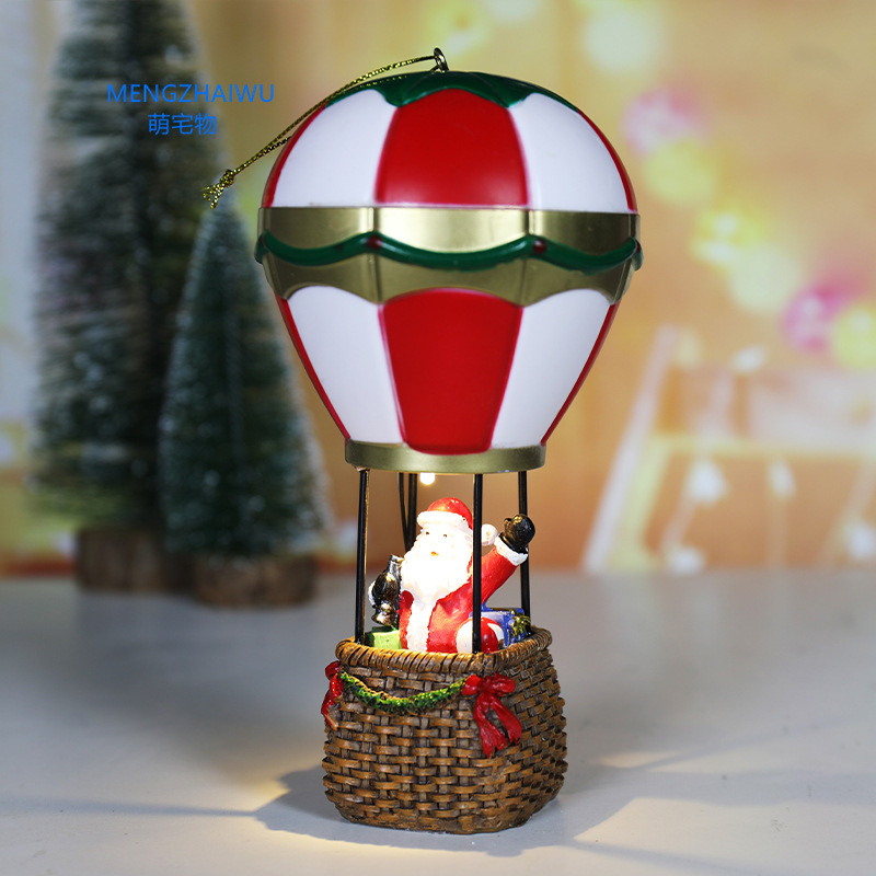 Home decoration modern best idea for gift items on christmas Micro landscape fireplace night light christmas ornaments