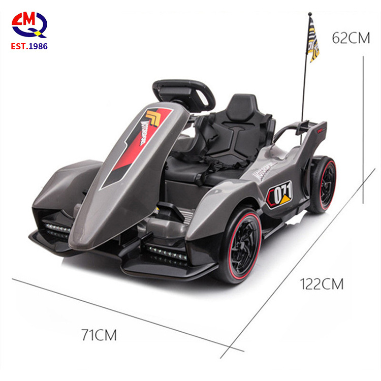 Hot Selling Electric Four Wheel Drift Vehicle Car Toy Go Kart Fashion Children Music Electric Ride on Car for Kids