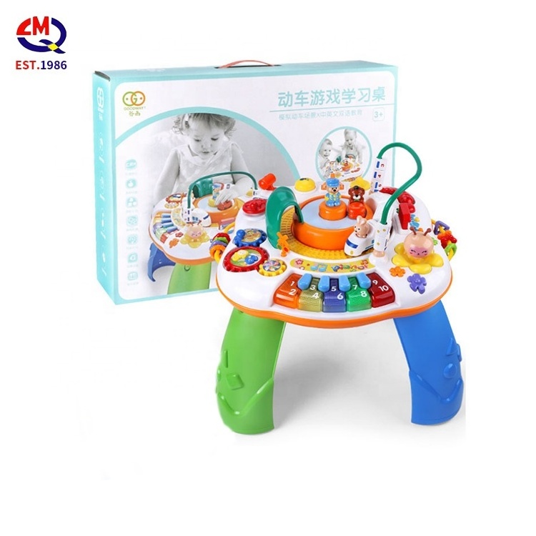 baby multi-functional toy desk 1-3 years old baby early education study table toys