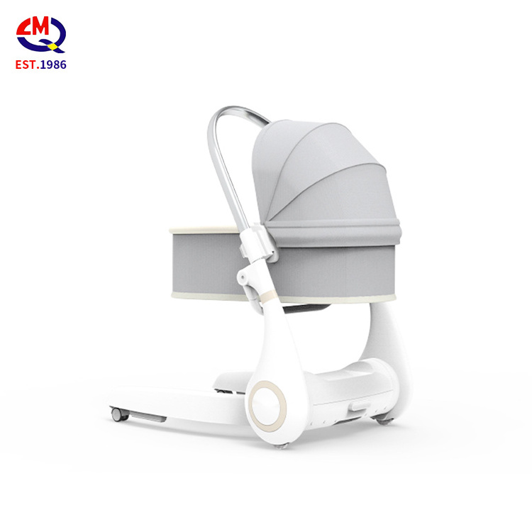 New Style Automatic Modern Baby High Chair Can Sit And Lie Baby Carrycot Rocking Chair Combine Bouncer And Rocker