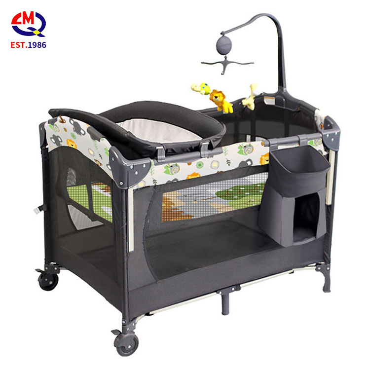 Baby Cot Bed Crib Removable Baby Bassinet with Diaper Table Multifunctional Set Bed for Bedroom and Beds Newborn Baby