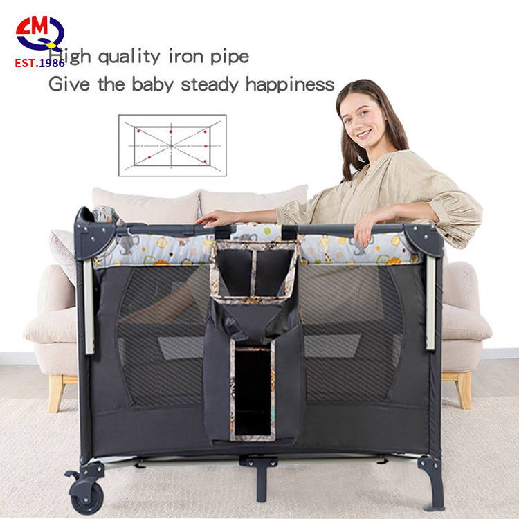 Baby Cot Bed Crib Removable Baby Bassinet with Diaper Table Multifunctional Set Bed for Bedroom and Beds Newborn Baby