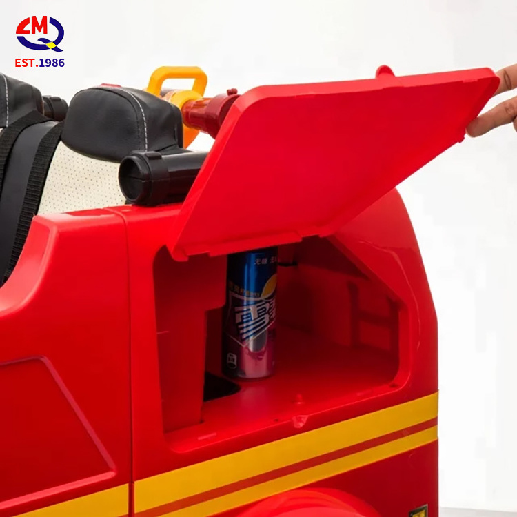 Kids Electric Fire Truck 12 Volt For Baby Remote Ride-On Cars