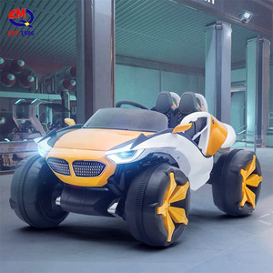 Kids Electric Car Suv Drive Double Door Cool 4 Wheel Design Electric Toy Car For Girls