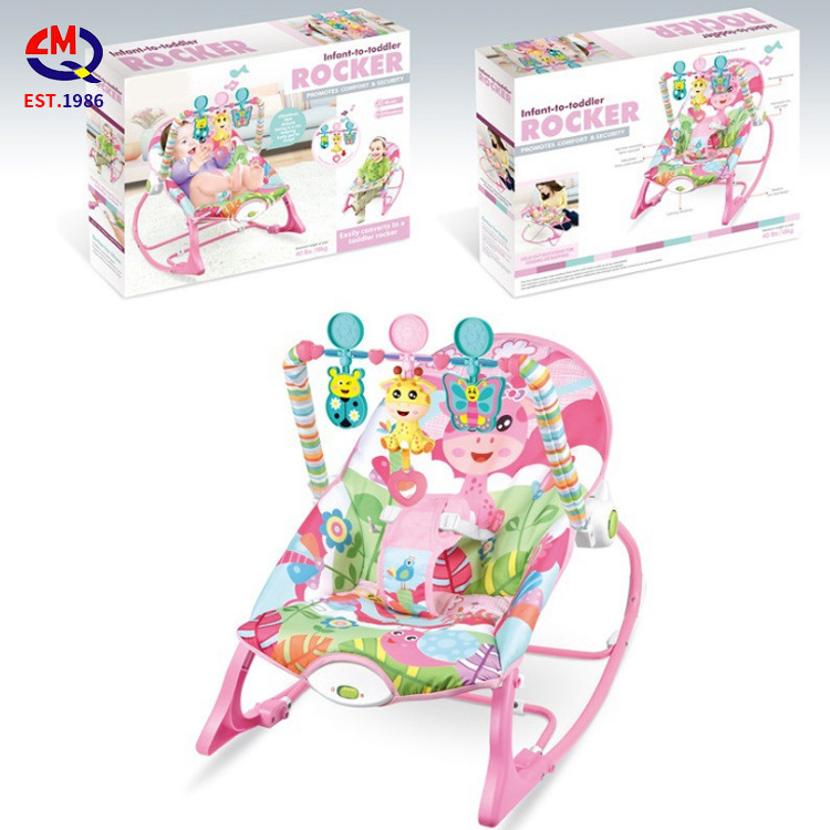 Music Swing Chairs Baby Rocking Chair With Removable Mobile Toy Children Hanging Swing Chair