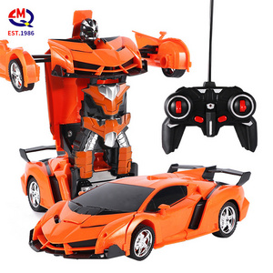 Hot Sale 1:18 Led Remote Control Deformed Toy Car Radio Control Toy Remote Control Car