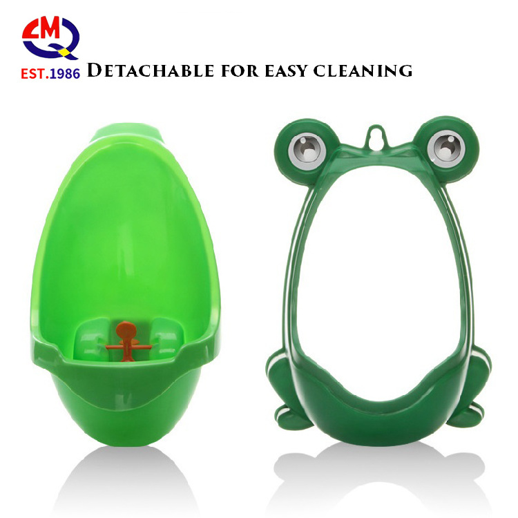 Kids Portable Toilet Urinal Baby Potties Potty Training Plastic Cartoon Cute Frog Baby Training Boys Standing Urine Toilet