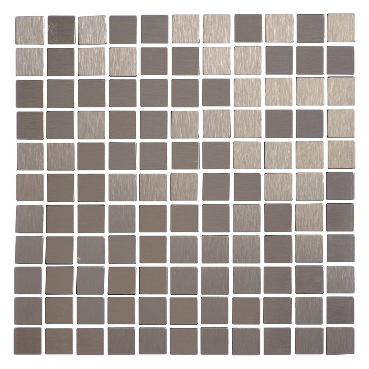 Strip Brass Metal Mosaic Stainless Steel Metro Tiles