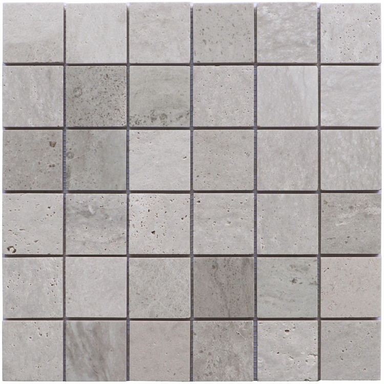 White Square Marble Mosaic Stone Mosaic Tiles Backsplash