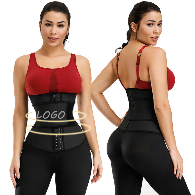 HEXIN Custom Logo Weight Loss Workout Waist Trainer Shaper Women Waist Trimmer Slimming Belt