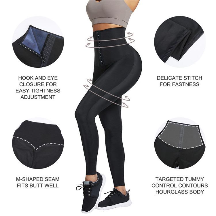 Dropshipping Fat Burning Hip Enhancer Waist Trainer Corset Leggings Women Yoga Pants Leggings