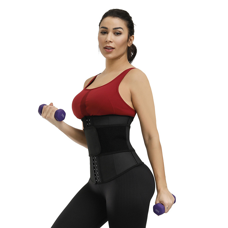 HEXIN Custom Logo Weight Loss Workout Waist Trainer Shaper Women Waist Trimmer Slimming Belt