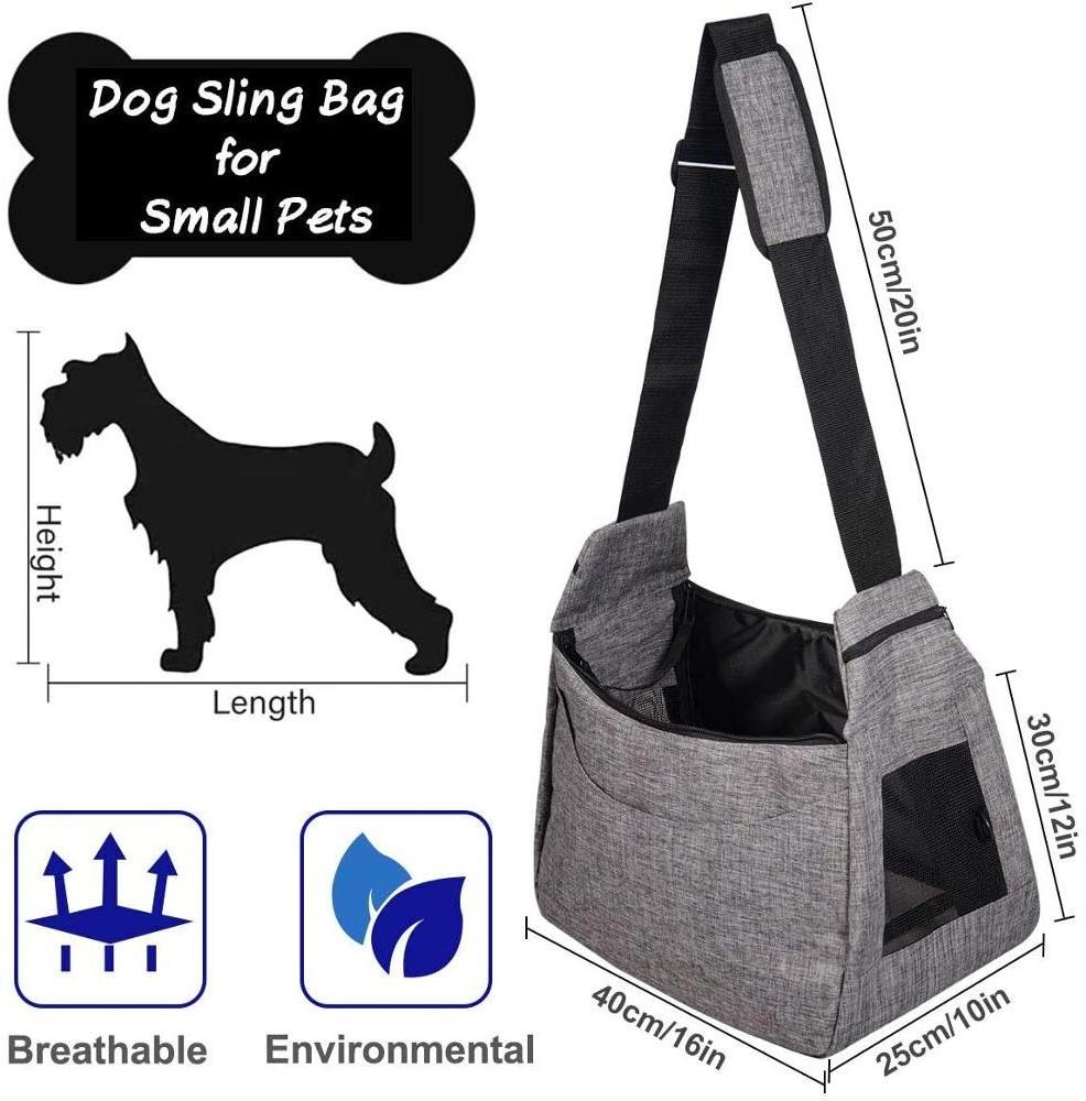 New Adjustable Pet Dog Sling Carrier for Dogs and Small Pets Pet Puppy Travel Bag