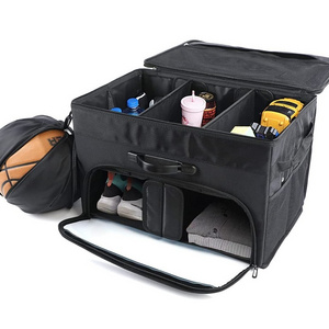 Factory Custom Collapsible Car Golf Trunk Organizer Storage Bag Golf Shoes Bag Car Trunk Organizer