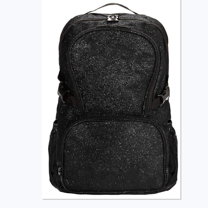 BSCI custom  Black Sparkle Backpack