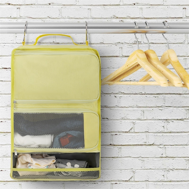 Portable Hanging Luggage Suitcase Closet Shelving Organizer