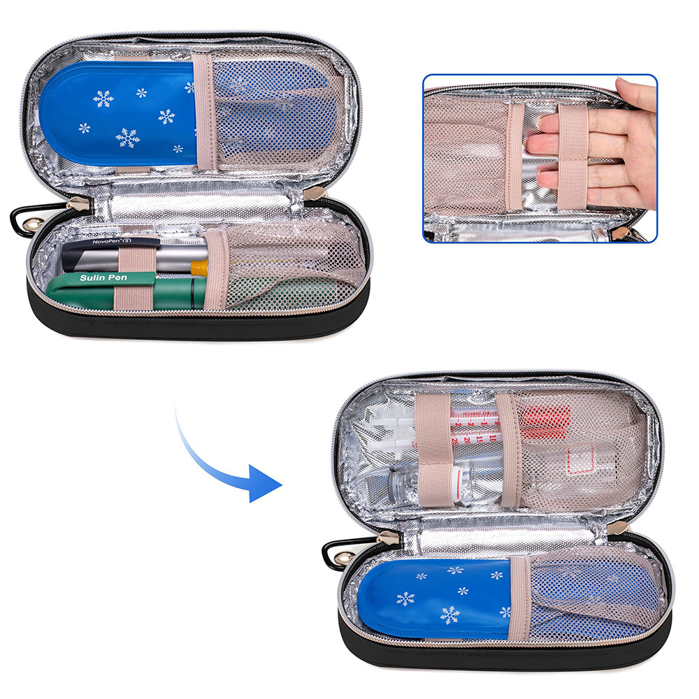 Wholesale Custom Insulin Cooler Travel Case Medication Diabetic Insulated Organizer Portable Insulin Pen Case for Women & Men