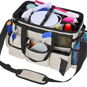 Housekeeping Tote Tool Organizer Bag Cleaning Caddy Wearable Cleaning Caddy Bag